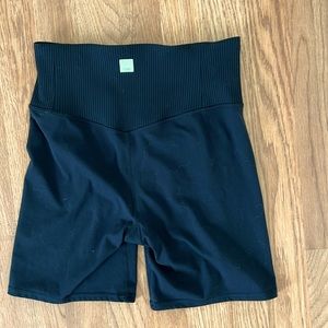 Vuori Black Biker Shorts